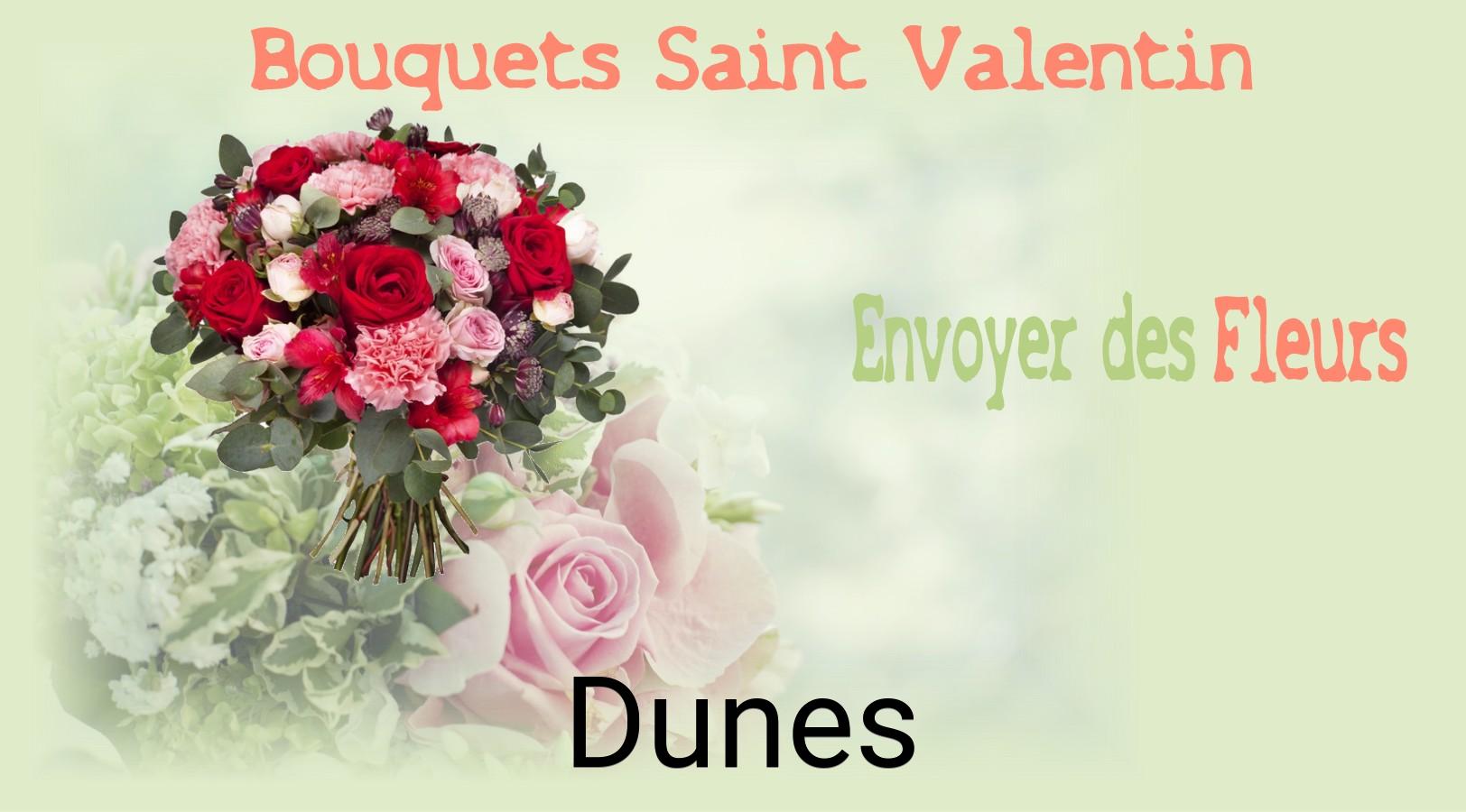 Roses de Saint-Valentin livrées à Dunes